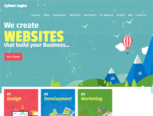 Tablet Screenshot of cybnetlogics.com